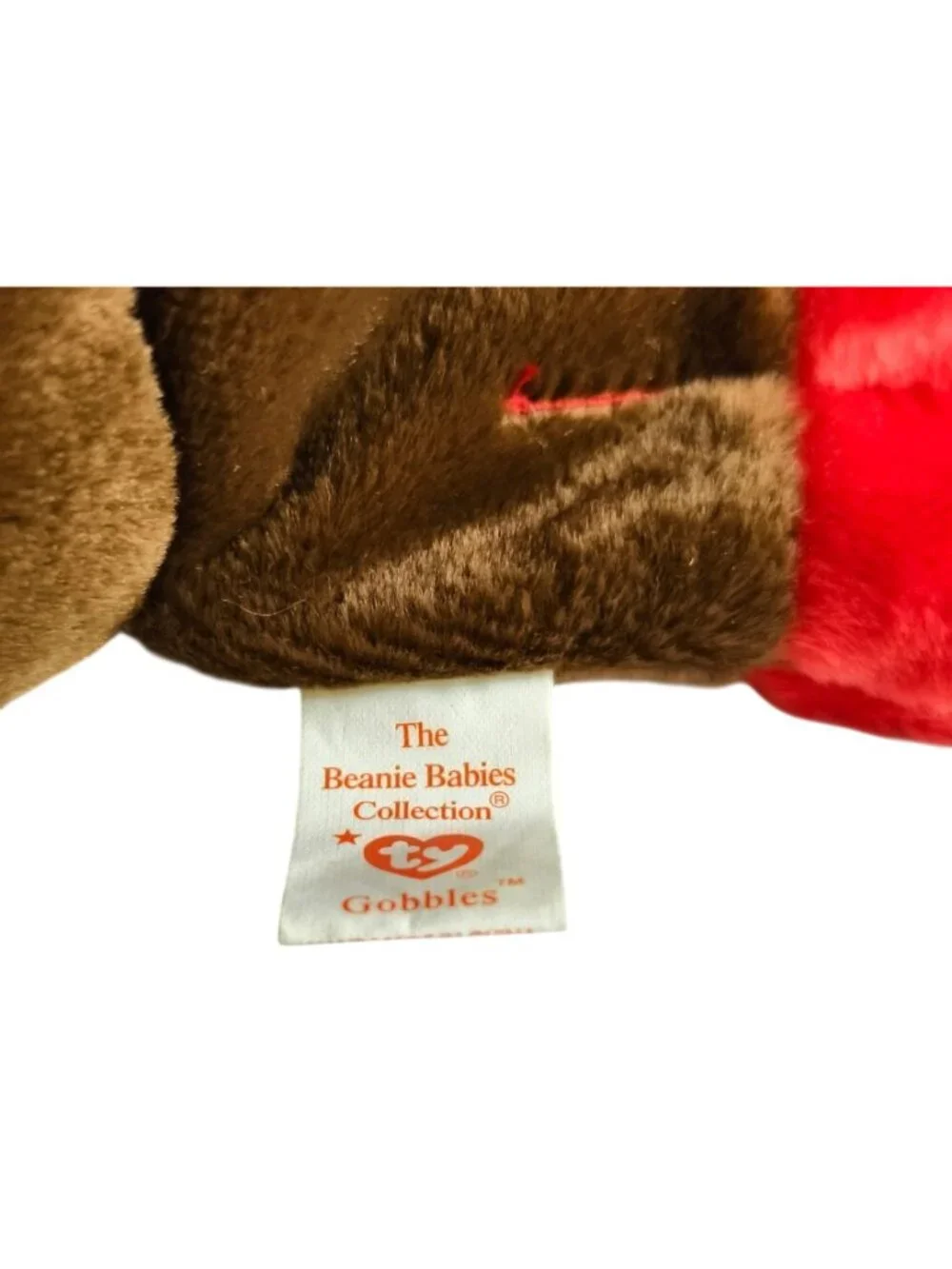 Ty Beanie Baby Gobbles The Turkey 1996 MWMT Collectible Retired Nov 27 DOB